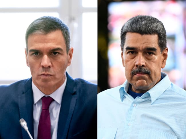 Pedro Sánchez y Nicolás Maduro. Foto: (Photo By A. Perez Meca/Europa Press via Getty Images) / (Photo by Alfredo Lasry R/Getty Images)