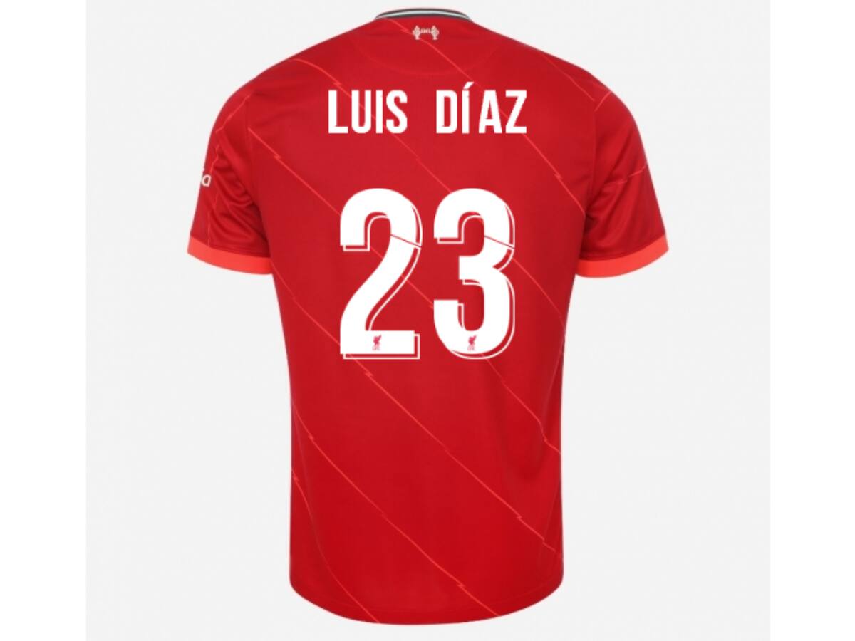 ¿Una ganga? Liverpool le bajó el precio a la camiseta de Luis Díaz solo por 24 horas
