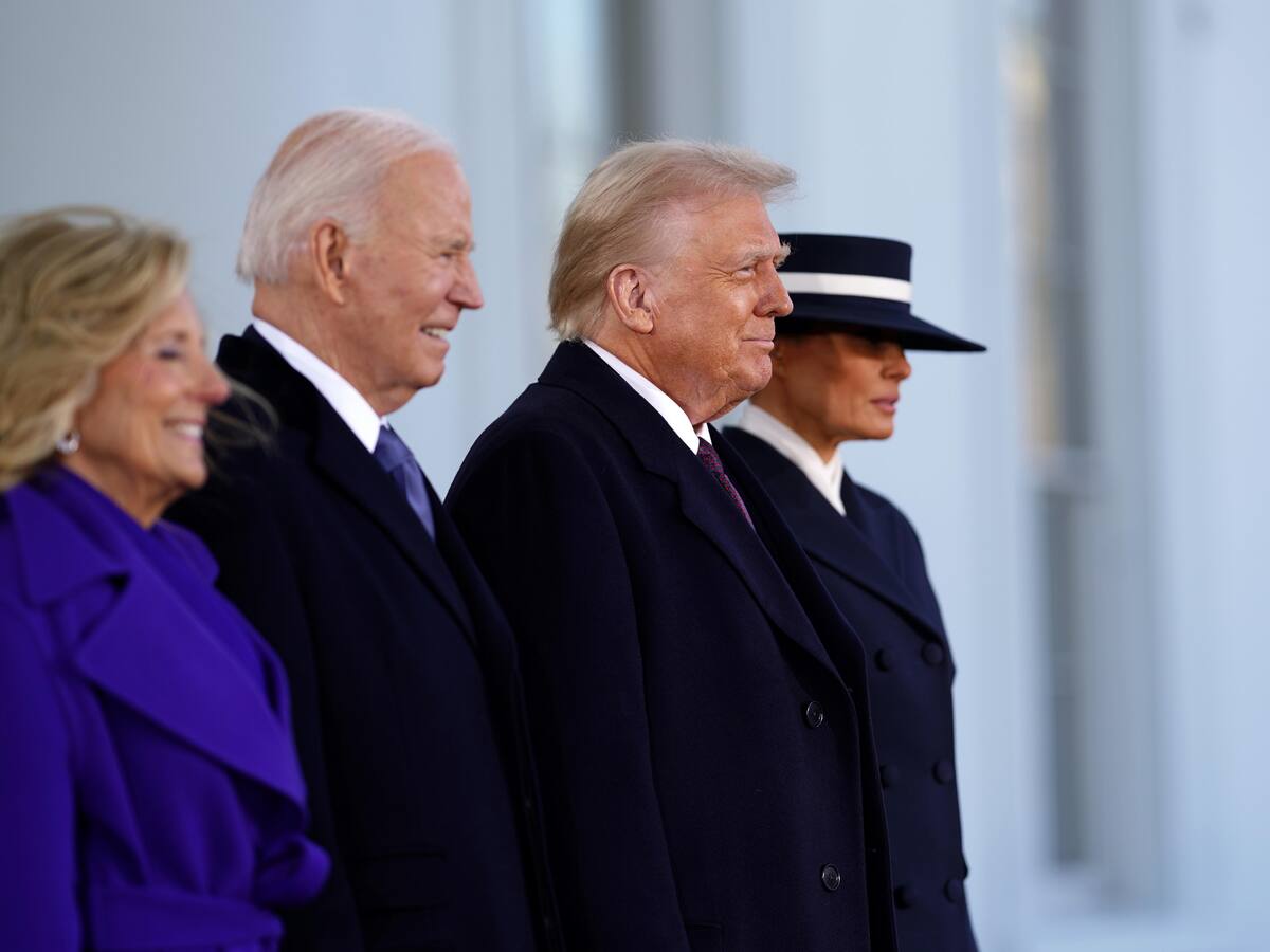 “Bienvenido a casa”: Biden a Trump en la Casa Blanca