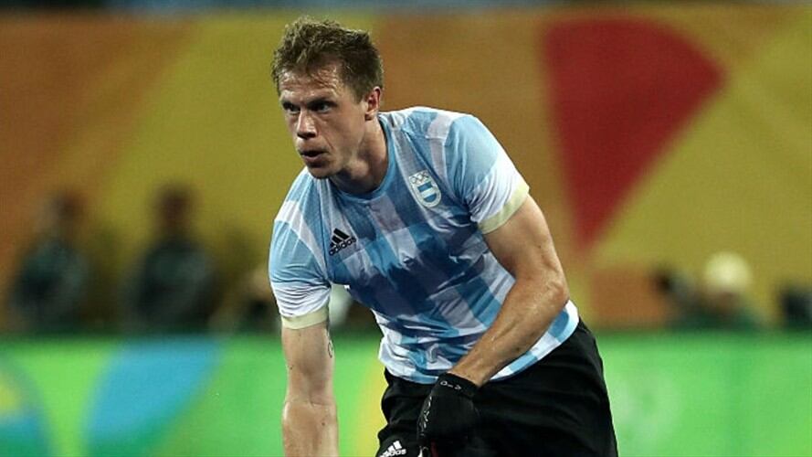 Lucas Rafael Rossi es un jugador argentino de hockey sobre césped miembro de la selección de su país conocida como Los Leones. Foto: Getty Images/ Sean M. Haffey