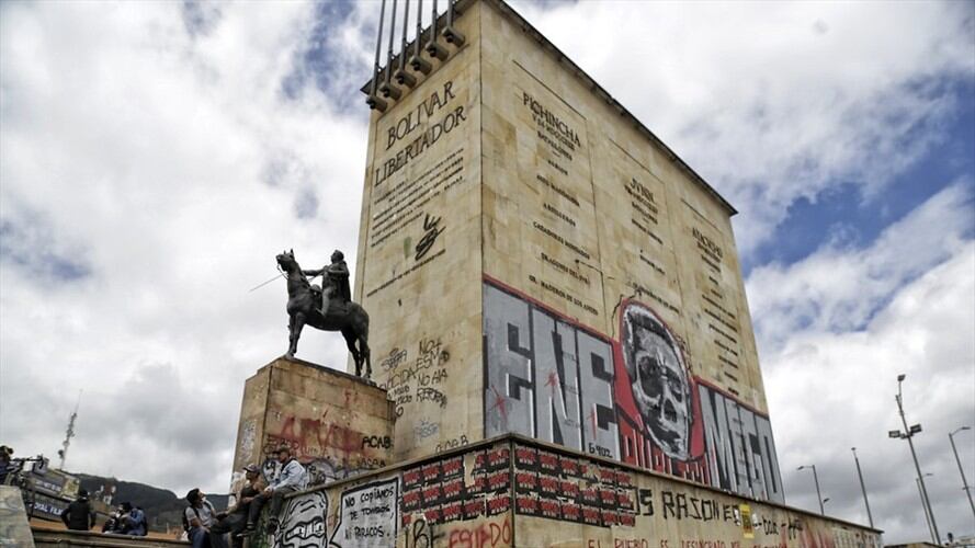 Monumento de Los Héroes en Bogotá. Foto: Colprensa