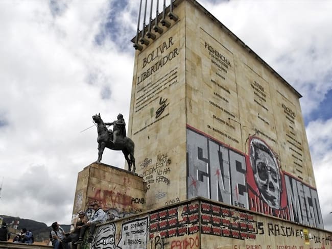 Monumento de Los Héroes en Bogotá. Foto: Colprensa