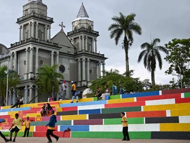 Pico y cédula, cuarentena y toque de queda en Quibdó. Foto: Getty Images