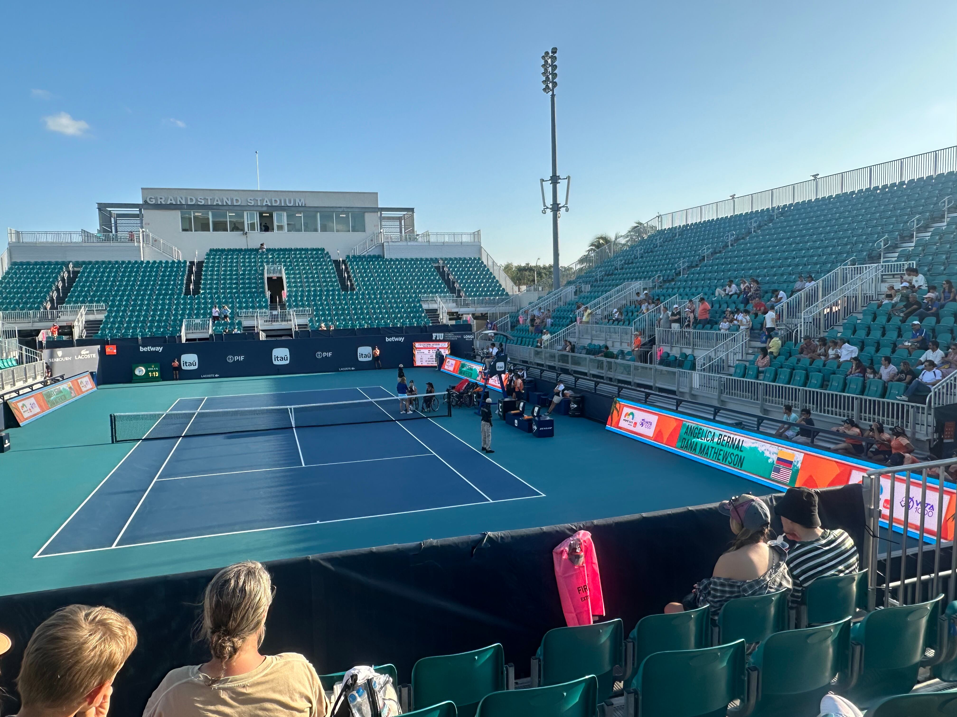 Torneo Invitacional de Tenis en Silla de Ruedas del Miami Open 2024. Foto: W Radio.