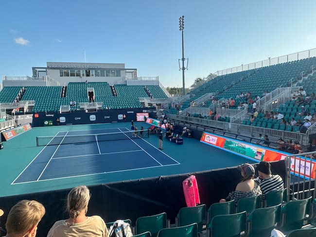 Torneo Invitacional de Tenis en Silla de Ruedas del Miami Open 2024. Foto: W Radio.