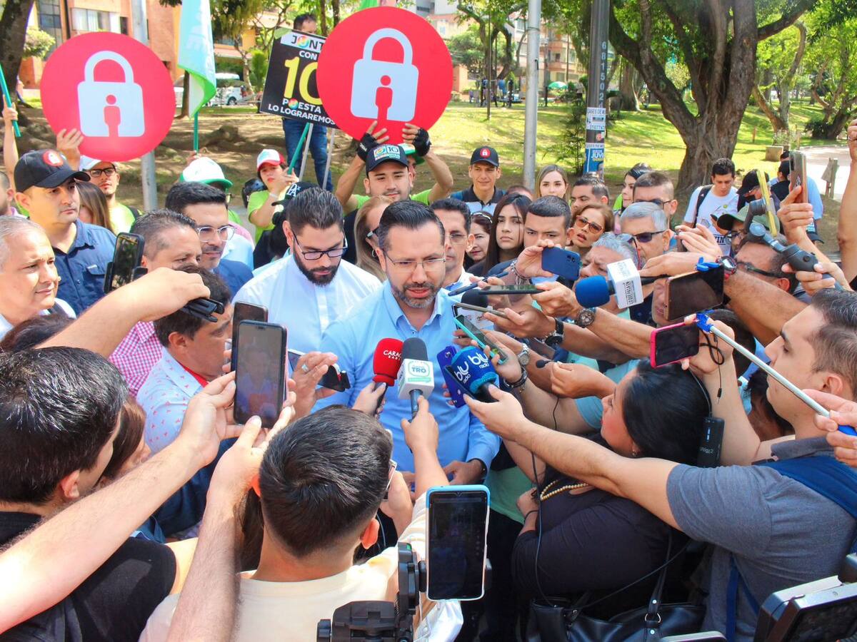 CNE deja en firme candidatura a la alcaldía de Bucaramanga de Jaime Andrés Beltrán