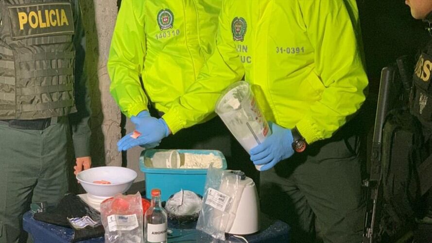 La Policía de Bucaramanga capturó a 13 personas que también comercializaba droga en parques de la ciudad. . Foto:Policía de Bucaramanga