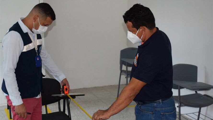 Santa Marta se prepara para la alternancia académica en 2021. Foto: Alcaldía de Santa Marta