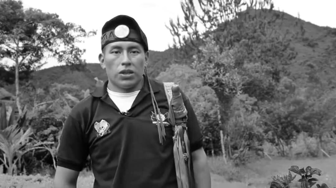 José Emanuel Oca Cuspian, profesor y guardia indígena asesinado en el Cauca. Crédito: CRIC.