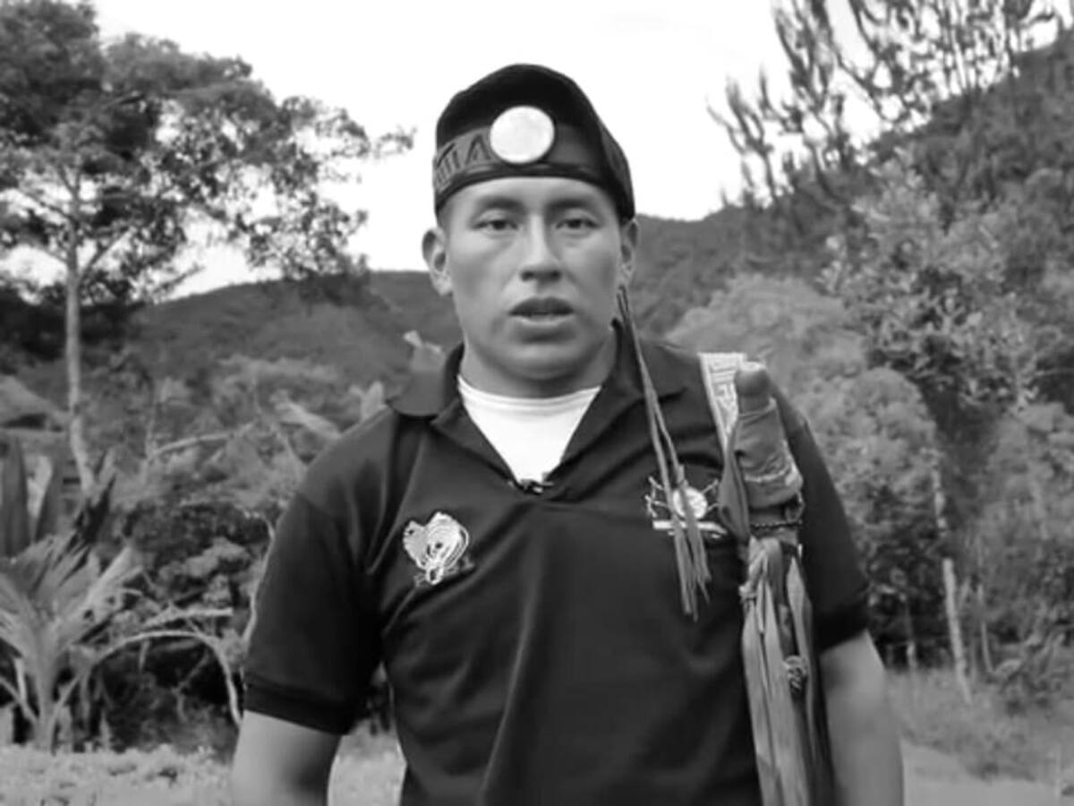 Piden justicia en el Cauca por el asesinato de un líder y profesor indígena