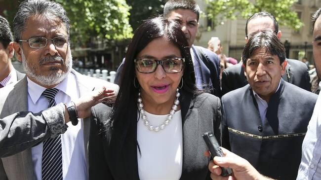 La canciller de Venezuela, Delcy Rodríguez. Foto: Agencia EFE