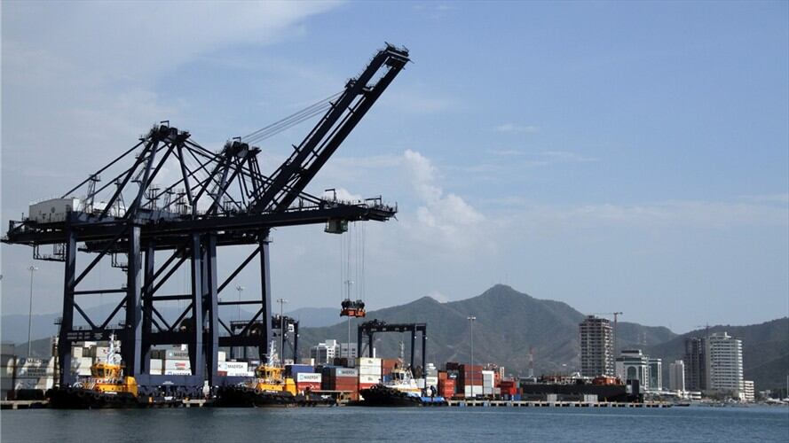 Imagen referencial del puerto de Santa Marta. Foto: Colprensa
