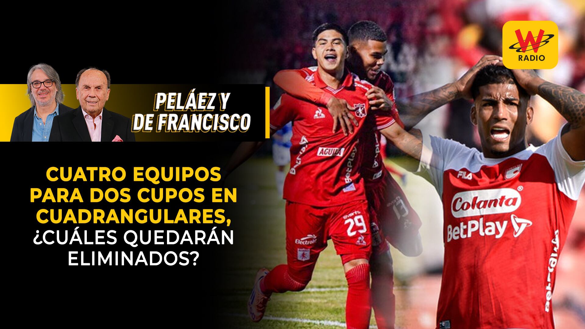 Escuche aquí el audio completo de Peláez y De Francisco de este 11 de noviembre de 2025.Foto: W Radio.