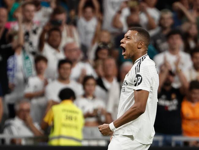 El delantero del Real Madrid Kylian Mbappé. Foto: EFE.