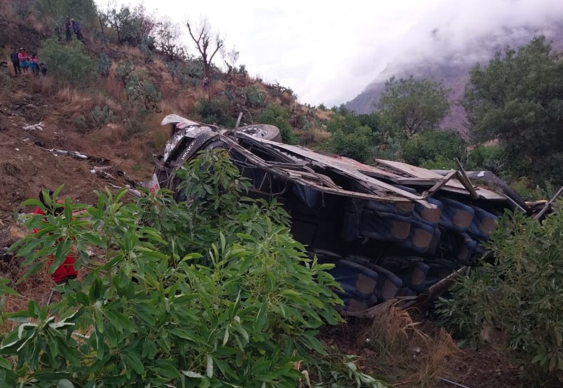 Accidente en Perú 18 de septiembre de 2023. Foto: EFE/Agencia Andina.