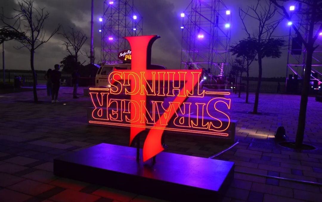 La escenografía capturó la atención de fanáticos y curiosos. Foto: Alcaldía de Barranquilla/Gran Malecón del Río. @granmaleconbq