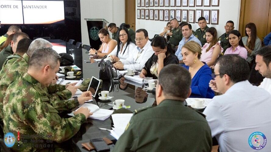 Paro nacional en Norte de Santander. Foto: Gobernación de Norte de Santander