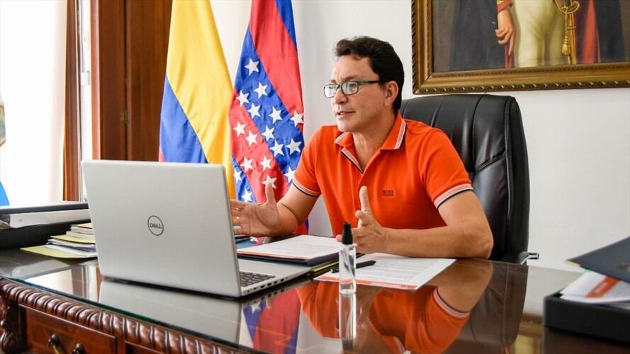 Carlos Caicedo manifiesta reparos en la elección de Didier Tavera como director de la FND. Foto: Cortesía: Gobernación del Magdalena