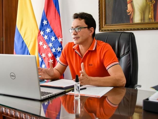 Carlos Caicedo manifiesta reparos en la elección de Didier Tavera como director de la FND. Foto: Cortesía: Gobernación del Magdalena