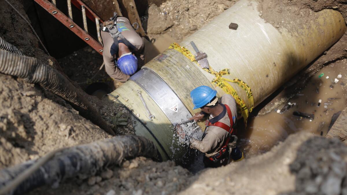 Se rompió tubería madre que conduce agua cruda en Cartagena: el servicio será suspendido