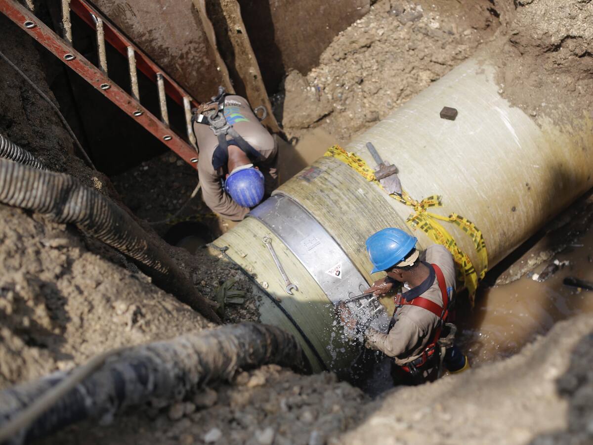 Se rompió tubería madre que conduce agua cruda en Cartagena: el servicio será suspendido