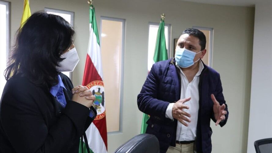Las camas de hospitalización en tres clínicas y dos hospitales están colapsadas.. Foto: Alcaldía de Tunja