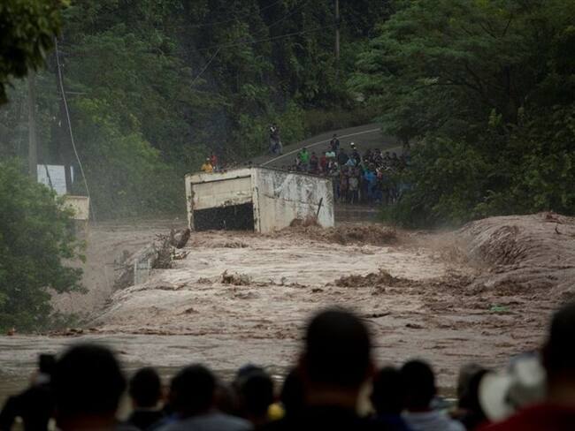 Huracán Iota en Guatemala . Foto: Getty Images