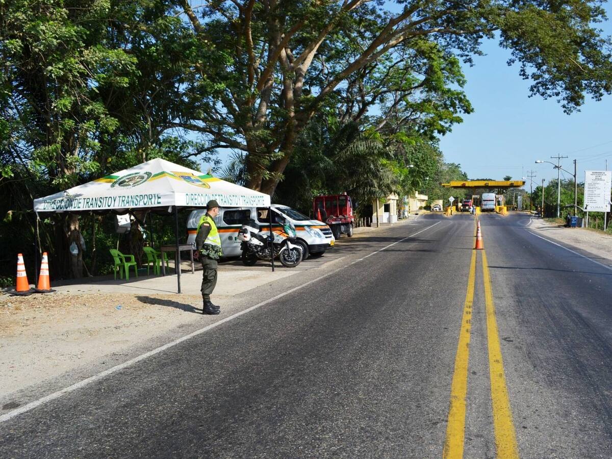 Autoridades instalan PMU por movilización en la Troncal del Caribe