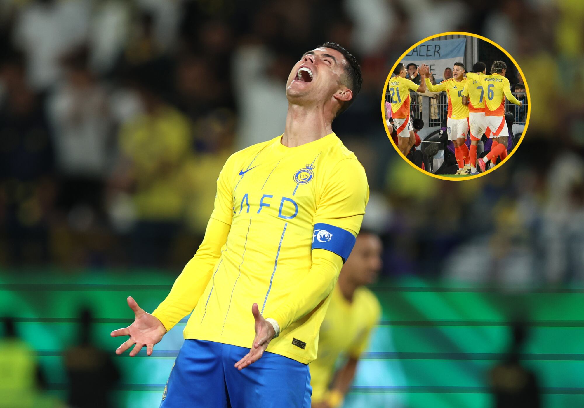 Cristiano Ronaldo pidió a figura de la Selección Colombia para que sea su compañero en el Al-Nassr. Foto: Getty Images.