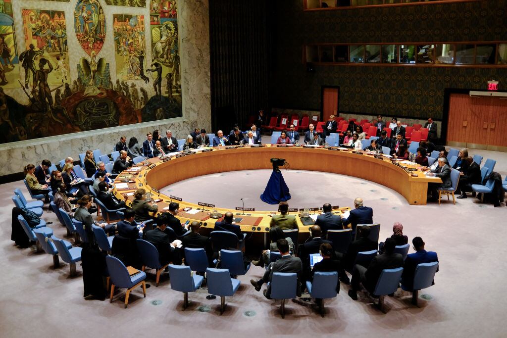 Sesión en la ONU. I Foto: CHARLY TRIBALLEAU/AFP via Getty Images.