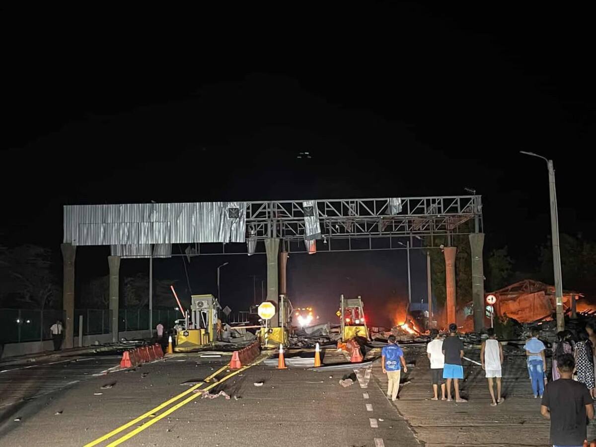 Atentado en el peaje Alto Pino en La Guajira habría sido ejecutado por el ELN