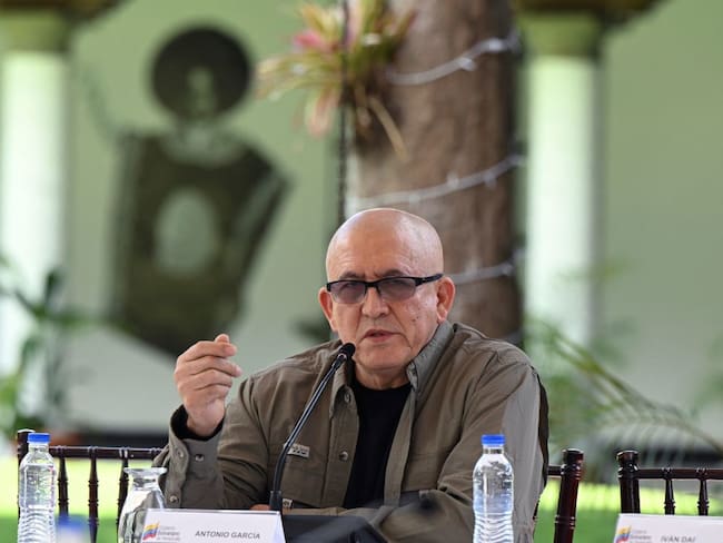 Antonio García, comandante del ELN. Foto: Getty Images.