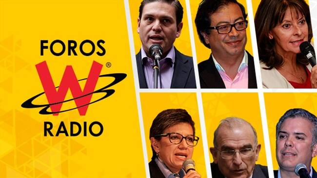 Vicky Dávila entrevistará a Humberto de la Calle, Claudia López, Marta Lucía Ramírez, Iván Duque, Gustavo Petro y Juan Carlos Pinzón. Foto: La W con Vicky Dávila