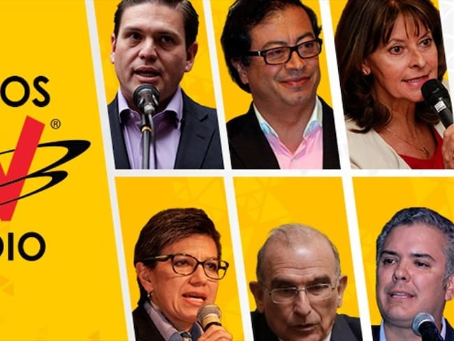 Vicky Dávila entrevistará a Humberto de la Calle, Claudia López, Marta Lucía Ramírez, Iván Duque, Gustavo Petro y Juan Carlos Pinzón. Foto: La W con Vicky Dávila