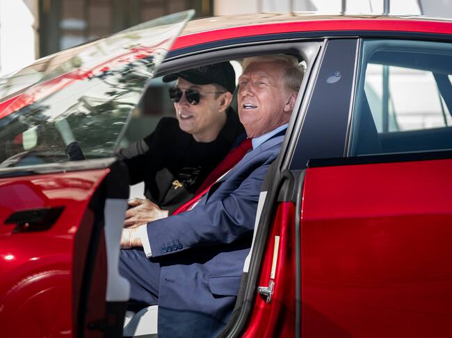 Elon Musk y Donald Trump. Foto: Jabin Botsford/The Washington Post ia Getty Images.