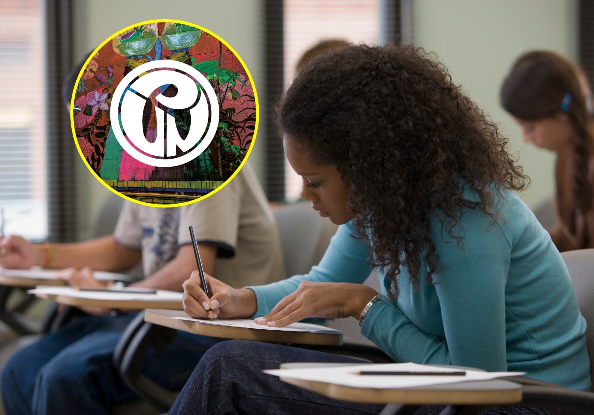 Universidad Pedagógica y estudiante. Foto: Facebook UPN y Getty Images