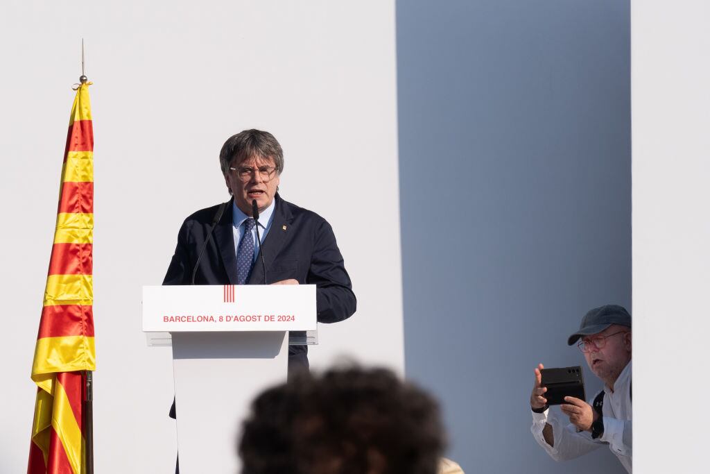 Expresidente catalán Carles Puigdemont. Foto: Getty Images.