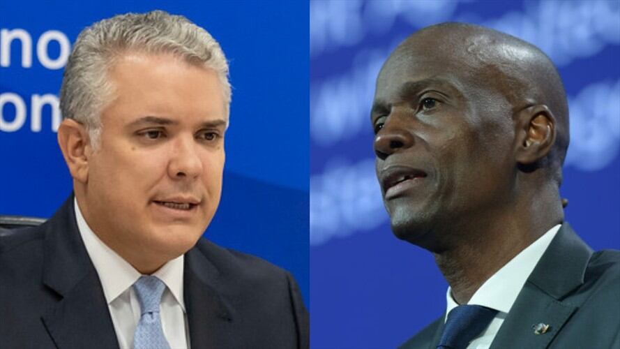 El presidente Iván Duque conversó con el primer ministro de Haití, Claude Joseph, y le ofreció su colaboración para esclarecer el asesinato del presidente Jovenel Moïse. Foto: Colprensa / Getty Images