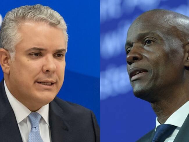 El presidente Iván Duque conversó con el primer ministro de Haití, Claude Joseph, y le ofreció su colaboración para esclarecer el asesinato del presidente Jovenel Moïse. Foto: Colprensa / Getty Images