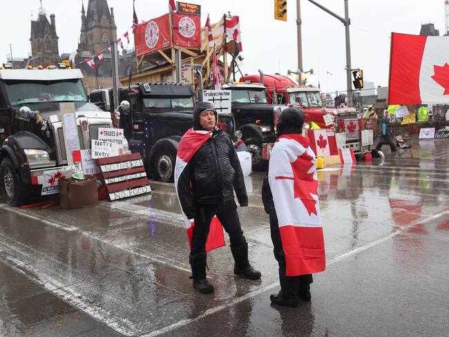 Capturan a líderes de las protestas antivacunas que mantenían bloqueada la capital de Canadá
