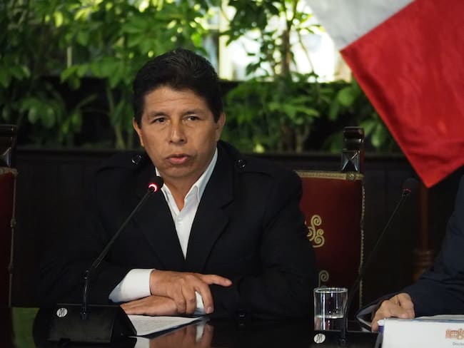 Pedro Castillo, presidente de Perú. Foto: Carlos Garcia Granthon/Fotoholica Press/LightRocket via Getty Images