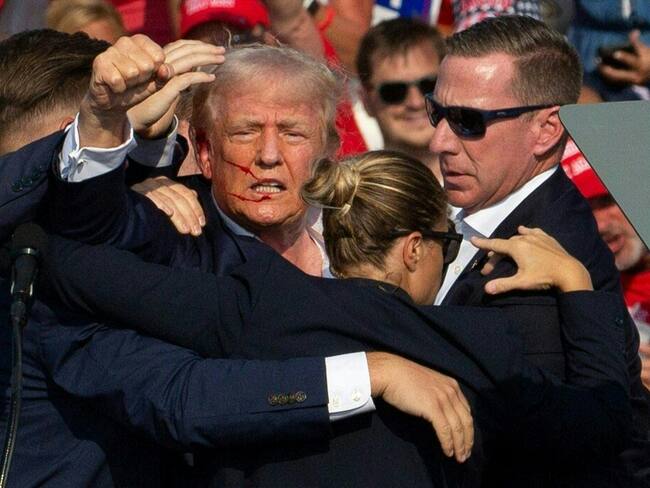 Atentado a Donald Trump | Foto: AFP