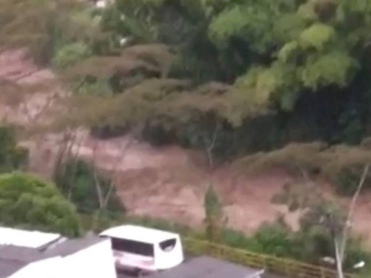 Una persona resultó herida en un derrumbe que se registró en Gallinazo, Villamaría