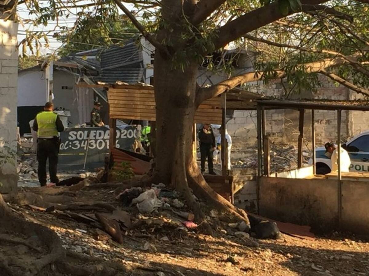 Viviendas cercanas a CAI en Soledad resultaron gravemente afectadas