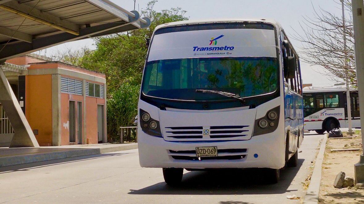 Bus del transporte público al servicio de Transmetro./ Foto: Transmetro