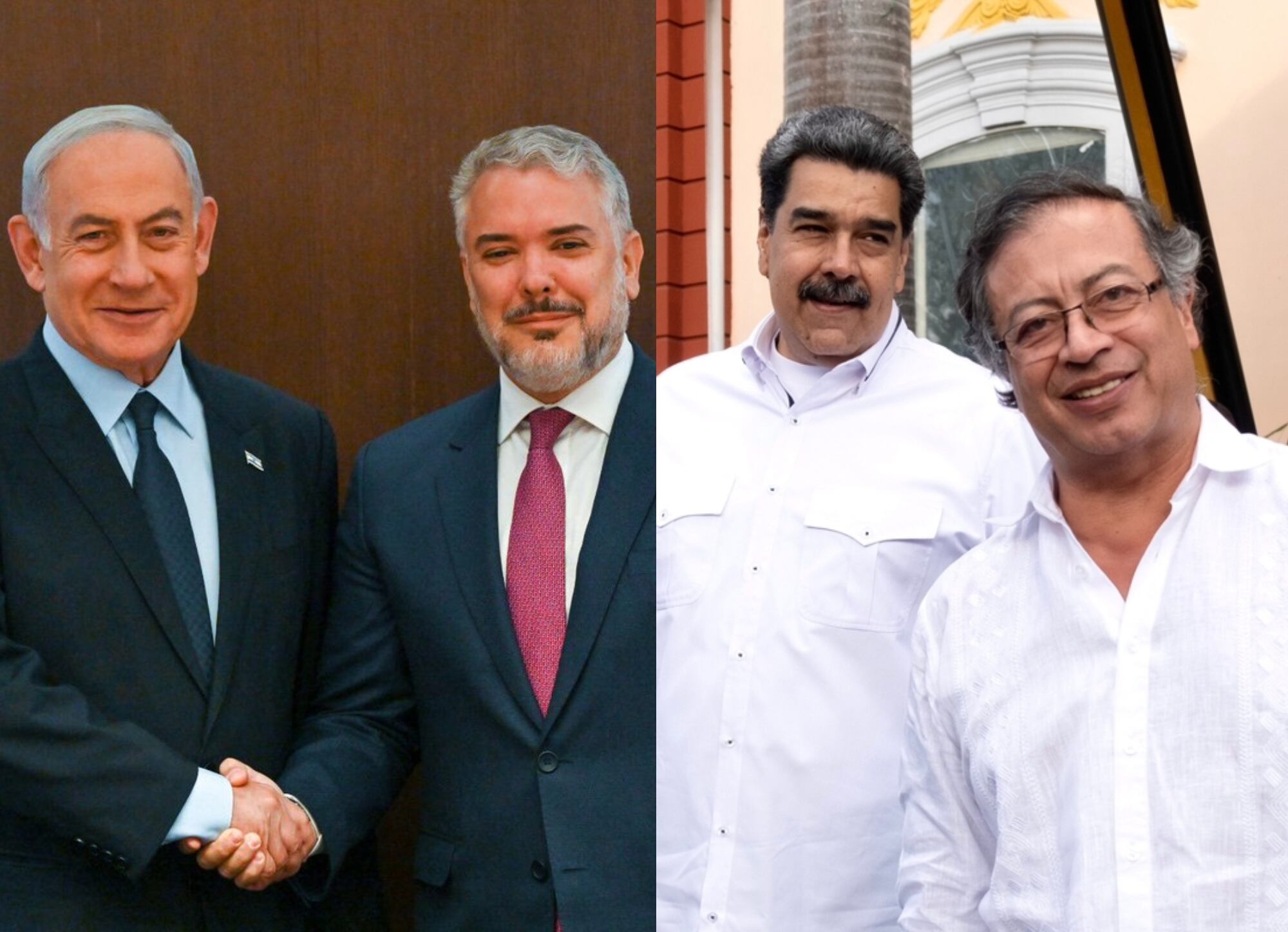 Duque con Netanyahu y Petro con Maduro: Política exterior genera choques en el Congreso