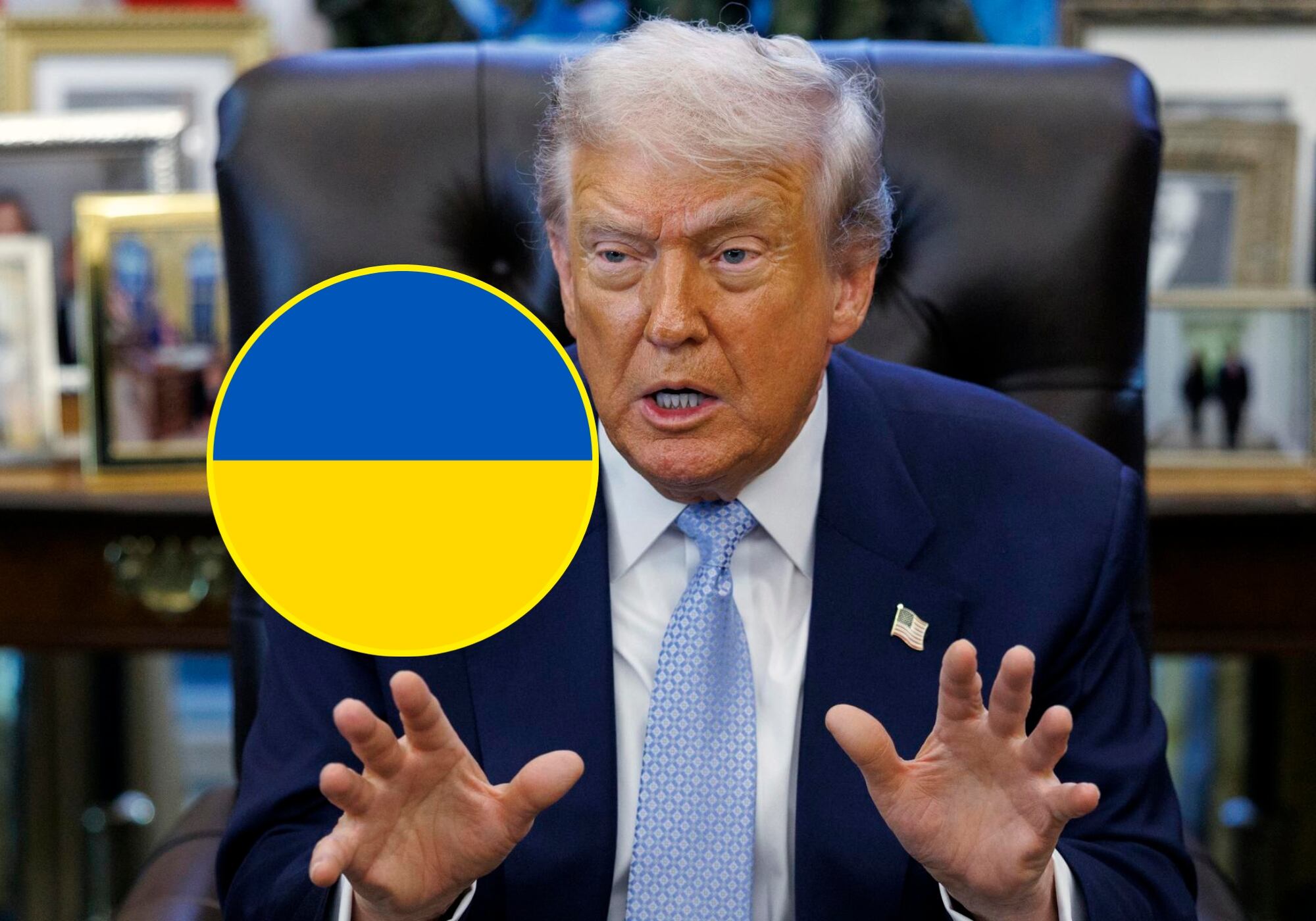 Plan de Trump pide a Ucrania que limite su Ejército a 600.000 hombres y se retire del Donbás. Foto: EFE.