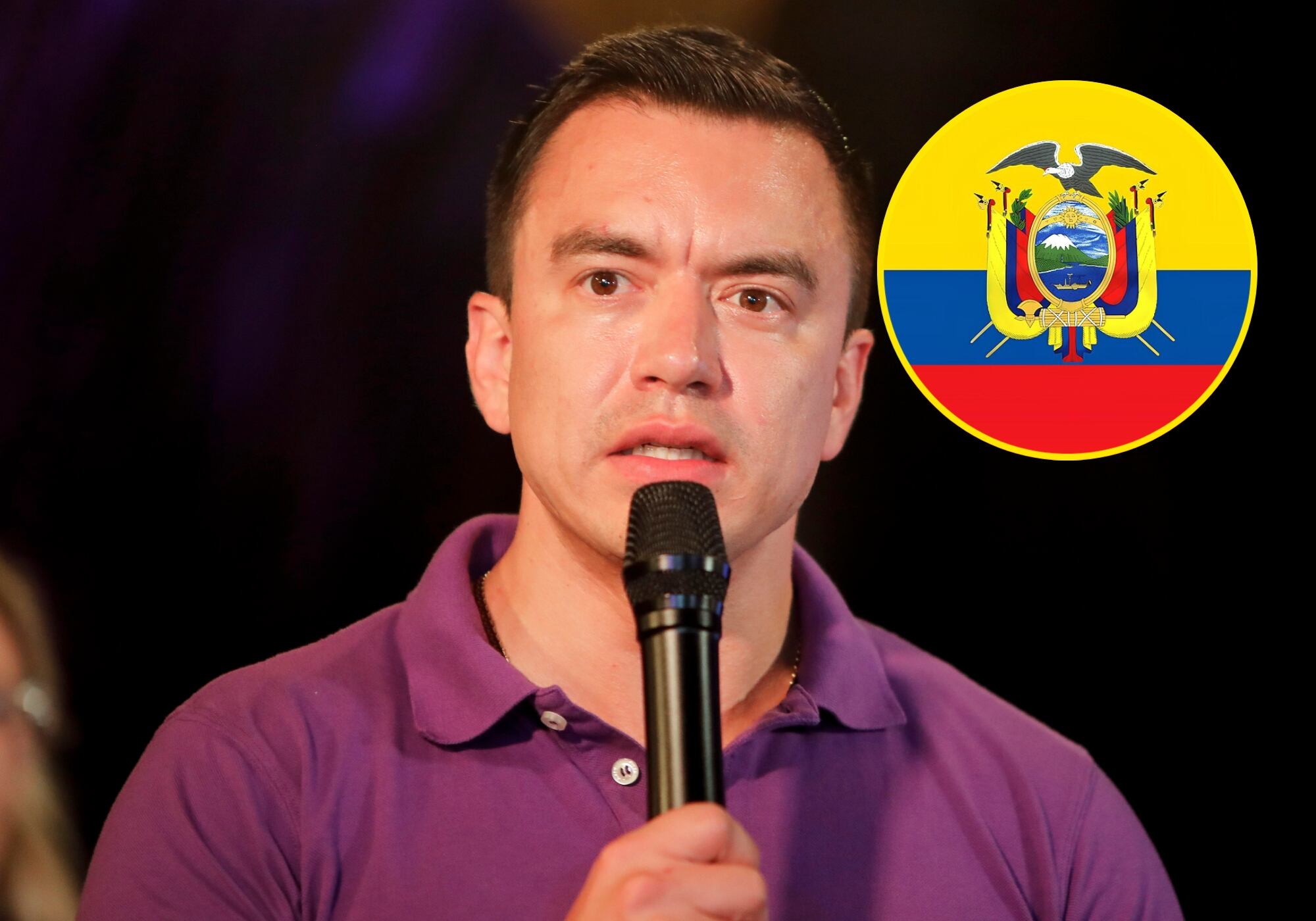 Presidente de Ecuador aseveró que no dialogará con quienes quieren destruir la democracia. Foto: EFE.