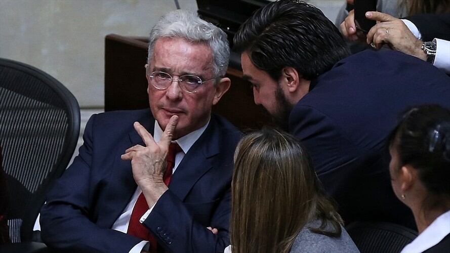 La interceptación telefónica al expresidente Álvaro Uribe Vélez ocurrió en marzo y abril de 2018. Foto: Colprensa