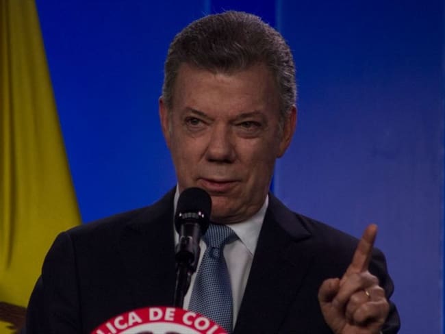 Juan Manuel Santos aseguró que Ecuador no continuó como sede de los diálogos entre el gobierno colombiano y la guerrilla del Eln debido a &quot;problemas internos”. Foto: Getty Images